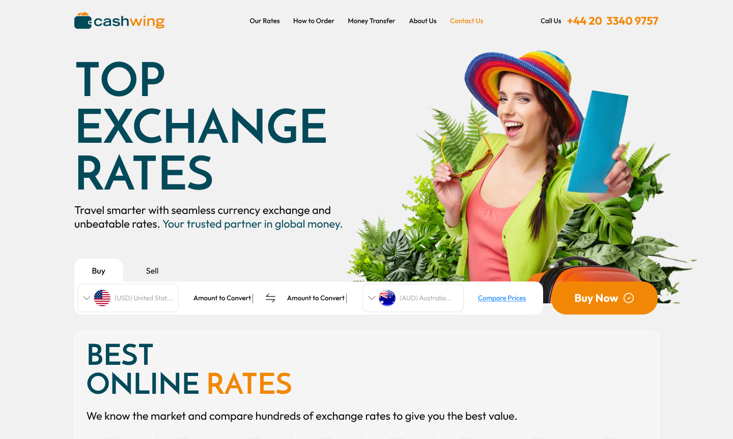 landing page